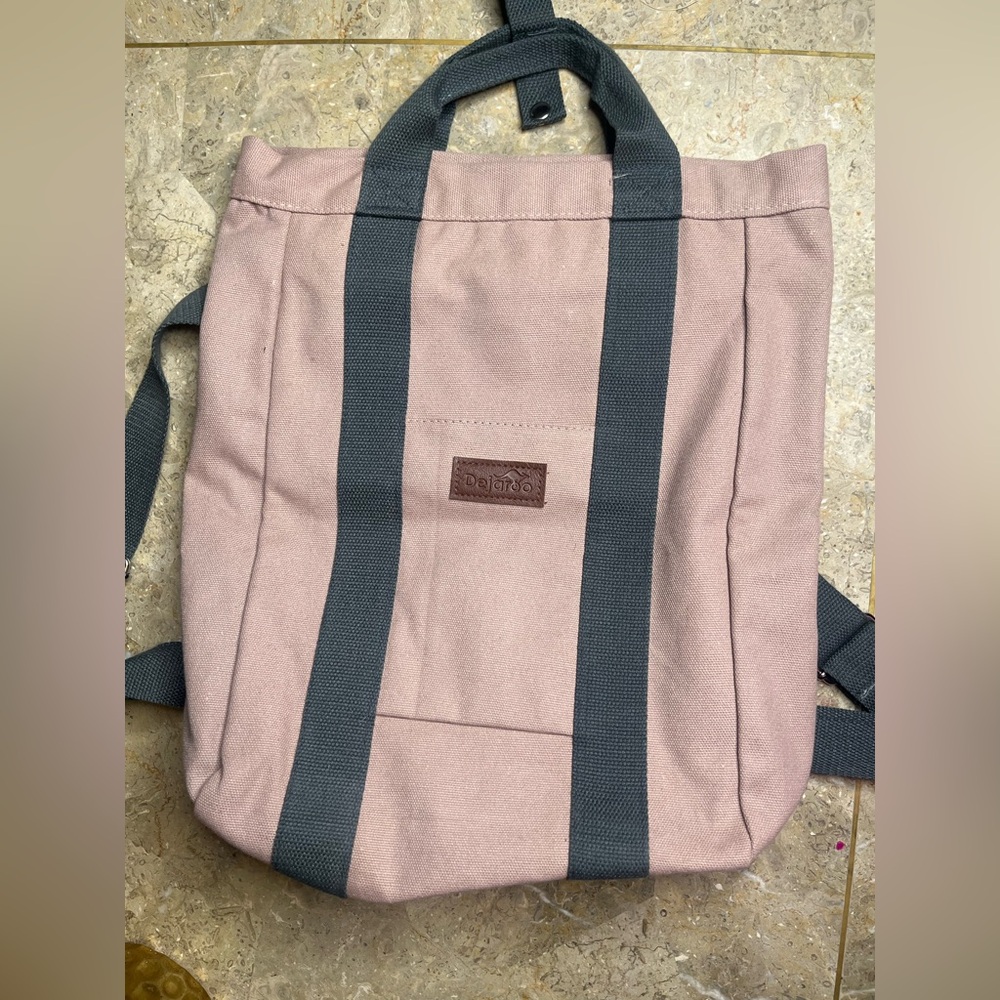 Pink and Gray Backpack